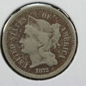 1872 3 Cent Nickel 2WA5