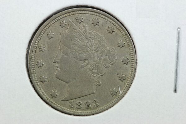 1883 Liberty Nickel No CENTS 2B0C