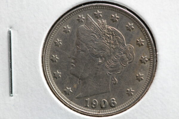 1906 Liberty Nickel AU 29QA