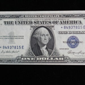 Series 1935 E $1 Silver Certificate STAR CU 18Y3