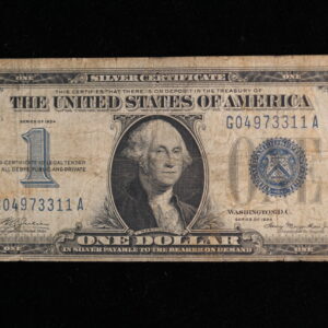 Series 1934 $1 Silver Certificate VG+ 2X8S