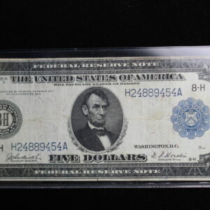 Series 1914 $5 Federal Reserve Note XF 29MR