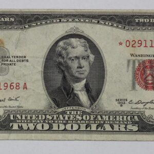 Series 1953-D $2 United States Note Star Note Fr# 155* 2QR7