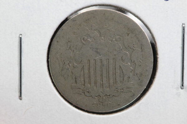 1876 Shield Nickel AG 2WRR