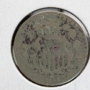 1883 Shield Nickel Grainy 2W5Q