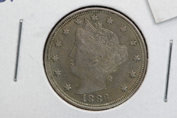 1883 Liberty Nickel NO Cents AU++ 2WRI