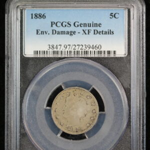 1886 Liberty Nickel PCGS XF Details 2JG3