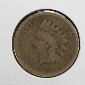1860 Pointed Bust Indian Head Cent G-4 2GOF