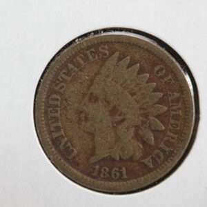 1861 Indian Head Cent G-6 21K6