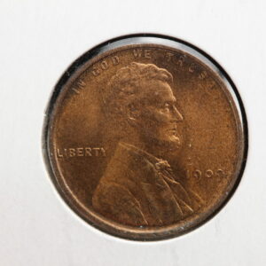 1909 VDB Wheat Cent MS-64 Red Brown 29S7