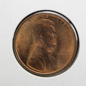 1909 VDB Wheat Cent MS-63 Red 2IJ7