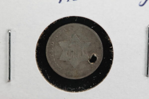 1852 Silver Three Cent G-4 net 21B8