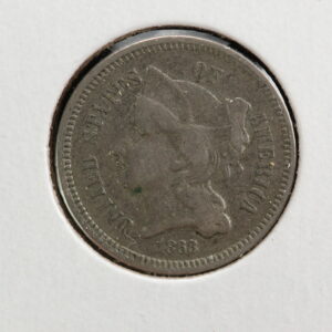 1868 Three Cent Nickel VF-20 2XGK