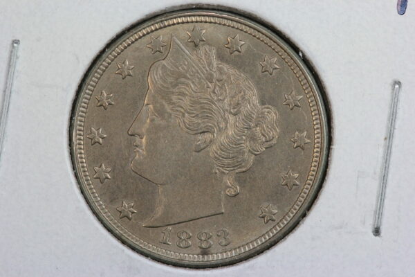 1883 Liberty Nickel No Cents on Reverse BU 2WRK