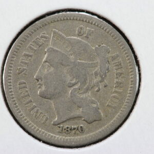 1870 3 Cent Nickel 2QZ1