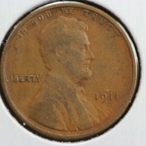 1911-S Lincoln Wheat Cent XF 115J