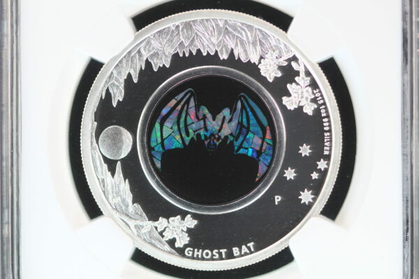 Ghost Bat Opal Series 2015-P $1 Australia NGC PF-70 Ultra Cameo 304N