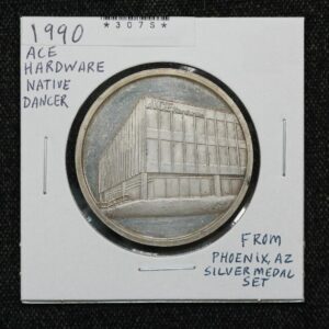 1990 ACE Hardware Native Dancer Silver Medal 307S