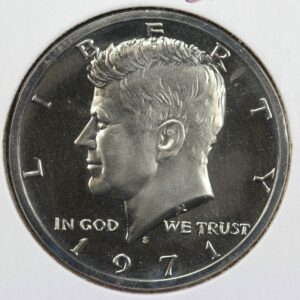 1971-S Proof Kennedy Half Dollar Cameo Finish 3NGR