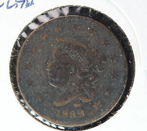 1832 Liberty Matron Head Large Cent Large Letters 21U0