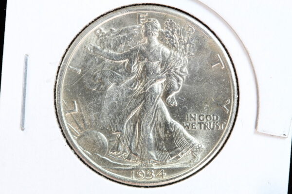 1934 Walking Liberty Half Dollar AU+++ 3NQ0