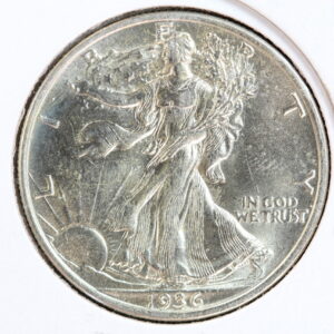 1936 Walking Liberty Half Dollar  BU+ 38AE