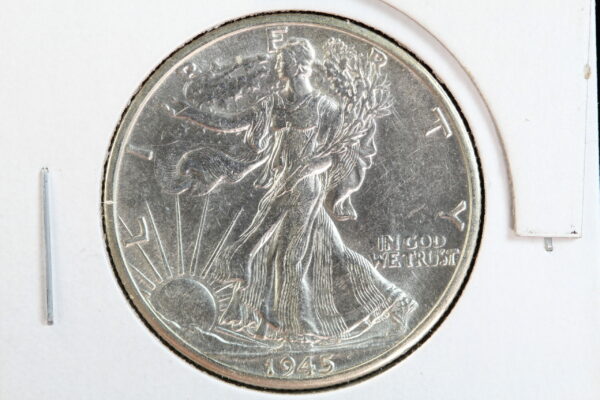 1945-D Walking Liberty Half Dollar CH BU 3G08