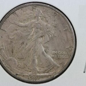 1917 Walking Liberty Half Dollar AU 30B7