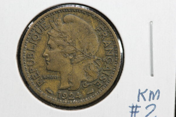 1924-(A) Togo 1 Franc KM# 2 30N9