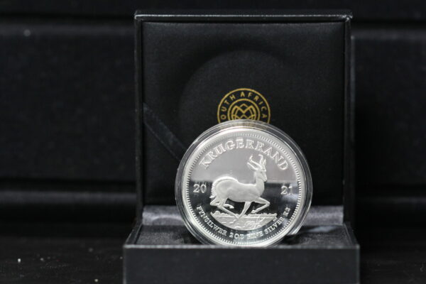 2021 South Africa Silver Krugerrand 2 oz Fine Silver Low Mintage 10000 3NUX