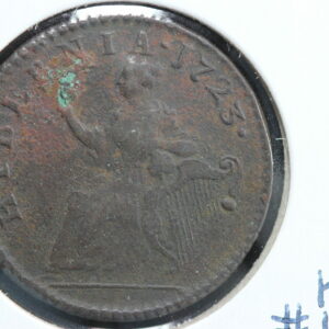 1723 Ireland 1/2 Penny KM# 117.4 Corroded 3VKU