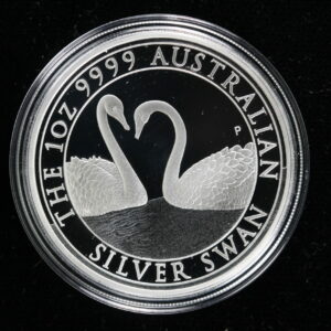 2022 Silver Swan Australia $1 Proof OGP 39IC