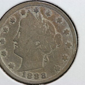 1888 Liberty Nickel VG+ 38DD
