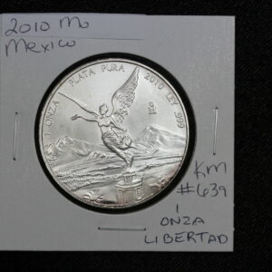 2010 Mexico Silver Libertad 1 oz KM# 639 30R2