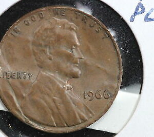1966 Lincoln Memorial Cent Split Planchet Mint Error 3NAP