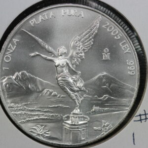 2005 Mexico Silver 1 oz Libertad KM# 639 3NW8