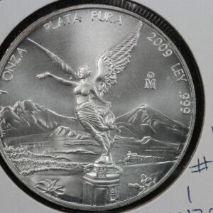 2009 Mexico Silver 1 oz Libertad KM# 639 30R3