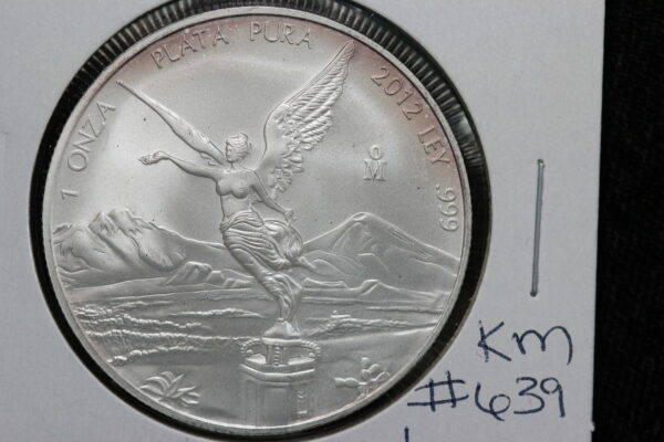2012 Mexico Silver 1 oz Libertad KM# 639 3G6I