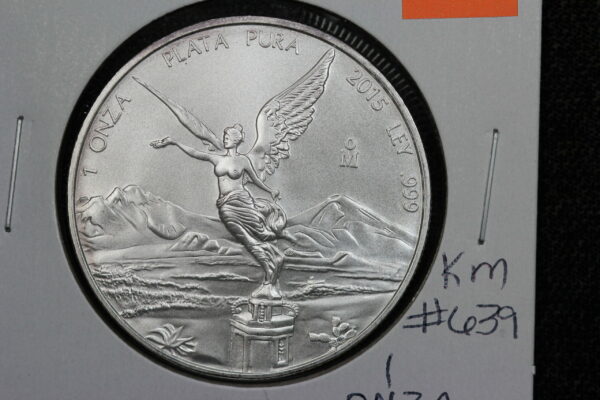 2015 Mexico Silver 1 oz Libertad KM# 639 3VLZ