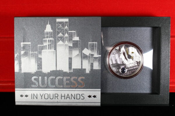 2021 Sucecess in Your Hands Man Silver Coin Cameroon 1K Francs OGP 3X30