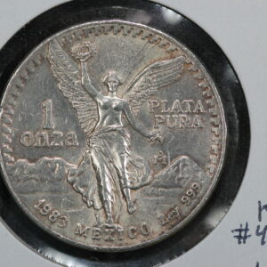 1983 Mexico Silver 1 oz Libertad KM# 494.1 3WZN