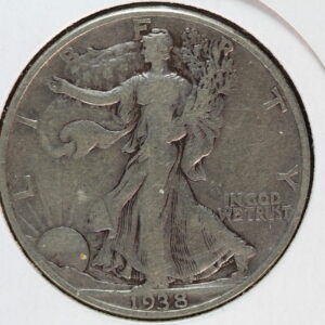 1938-D Walking Liberty Half Dollar F 3WFK