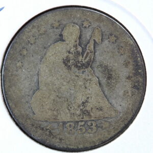 1853 Seated Quarter Arrows and Rays 31MS