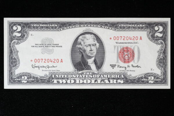 1963-A $2 United States Note F-1514 Star CU++++ *00720420A 39WB