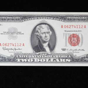 1963 $2 United States Note F-1513 CU+++++ A06274112A 3PC3