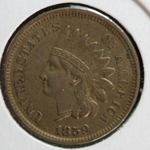 1859 Indian Head Cent XF+ 39DS