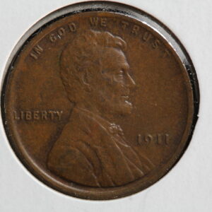 1911 Wheat Cent Brown 2Q9I