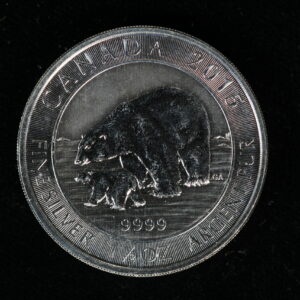 2015 Polar Bear & Cub Silver Bullion Coin Canada $8 1.5oz 3PFR
