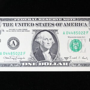 1988A Web Note 5/6 WP2 $1 Federal Reserve Note Fr. 1915-A CU 3HRI