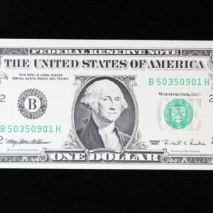1995 Web Note 5/8 WP20 $1 Federal Reserve Note Fr. 1921-B CU 32CU